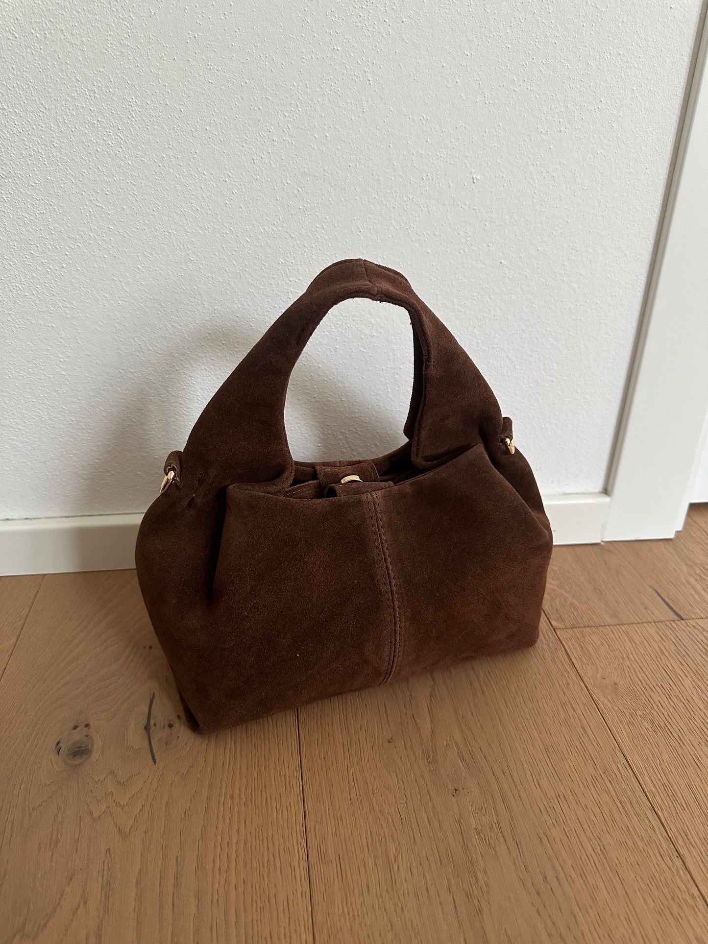 ZOE suede- Borsa a mano con tracolla