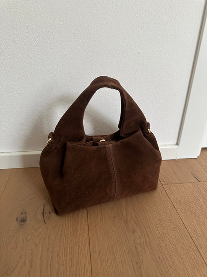 ZOE suede- Borsa a mano con tracolla