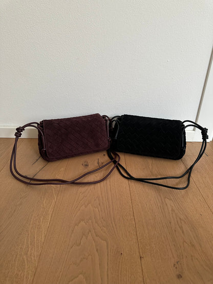 NORA camoscio- pelle intrecciata