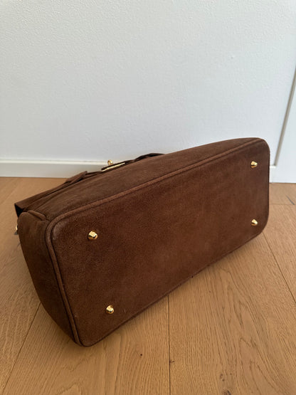 CHARLOTTE LARGE suede- con tracolla