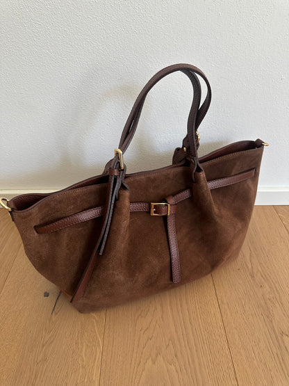 NIKY - borsa a spalla camoscio