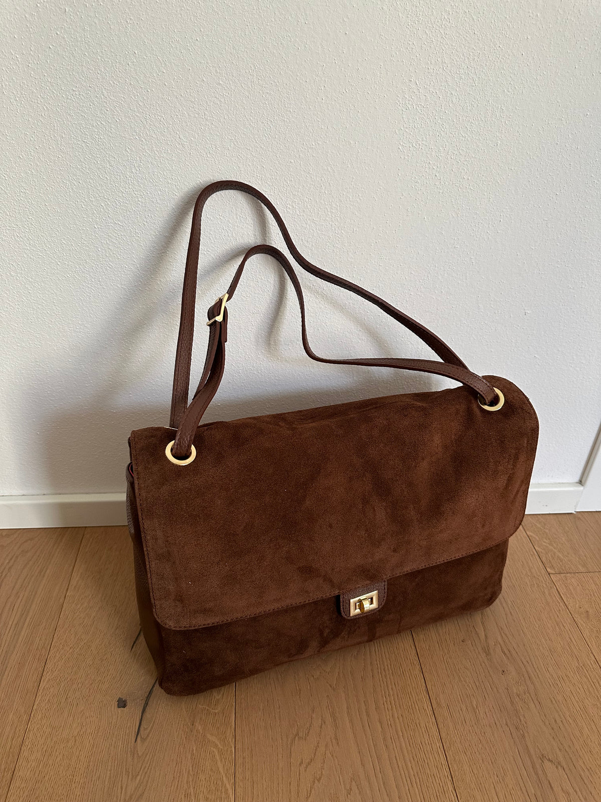 ANNABEL maxi camoscio- borsa a spalla