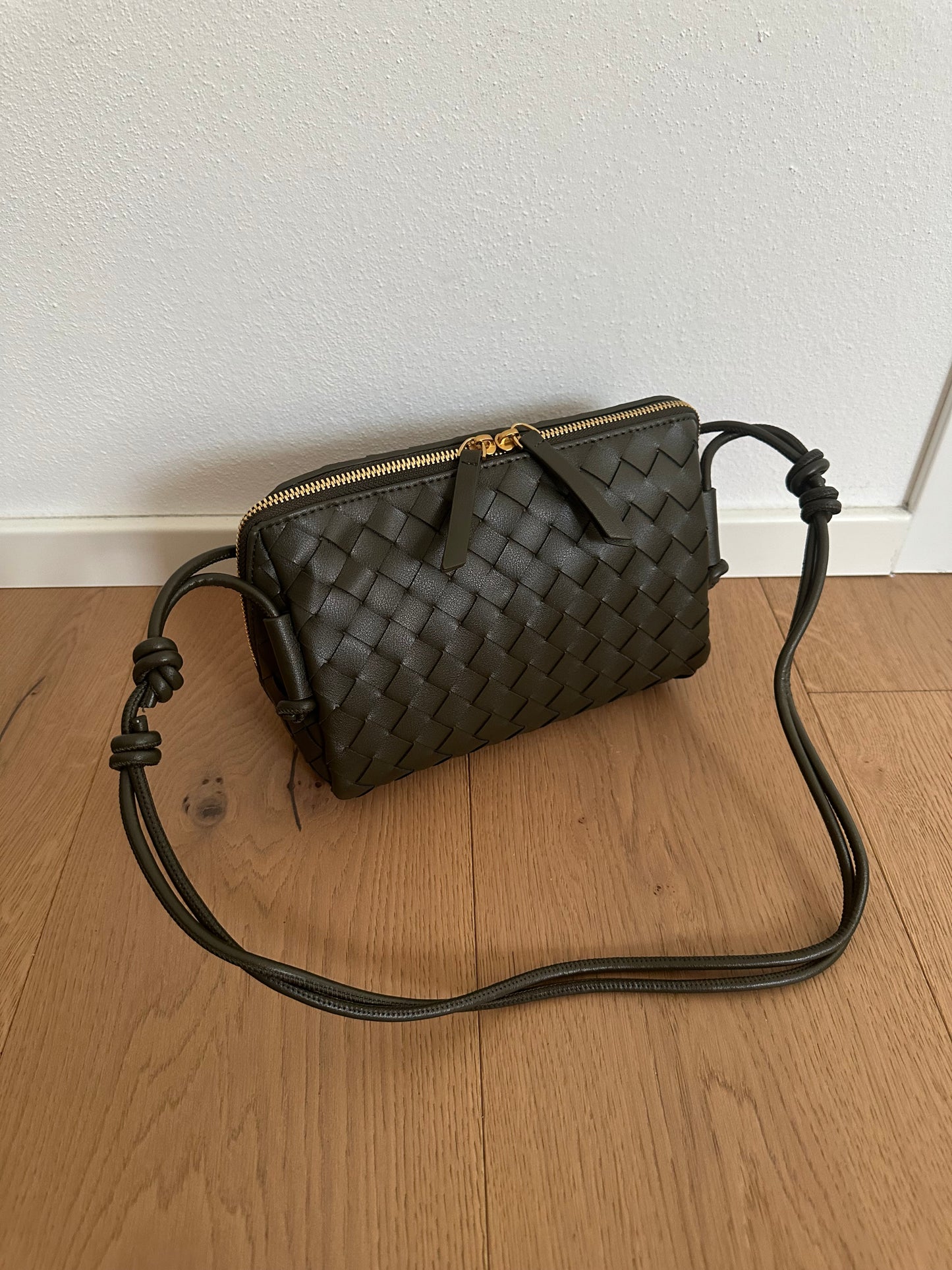 AMBRE large - Vera pelle intrecciata