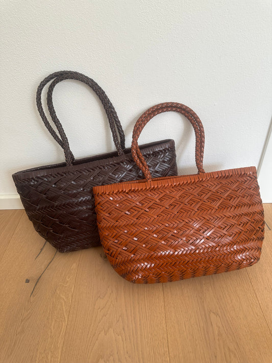 LEYA MEDIUM - tote bag intrecciata
