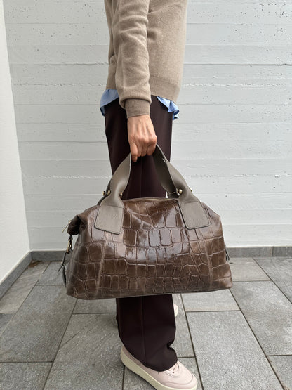 FLORIDA- weekend bag, stampa cocco