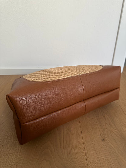 SVEVA rafia- LARGE shoulder bag