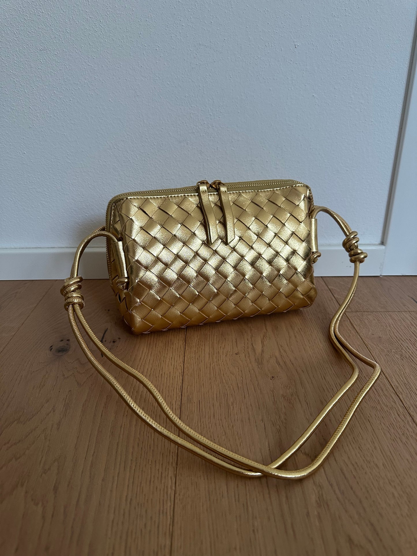 AMBRE large - Vera pelle intrecciata