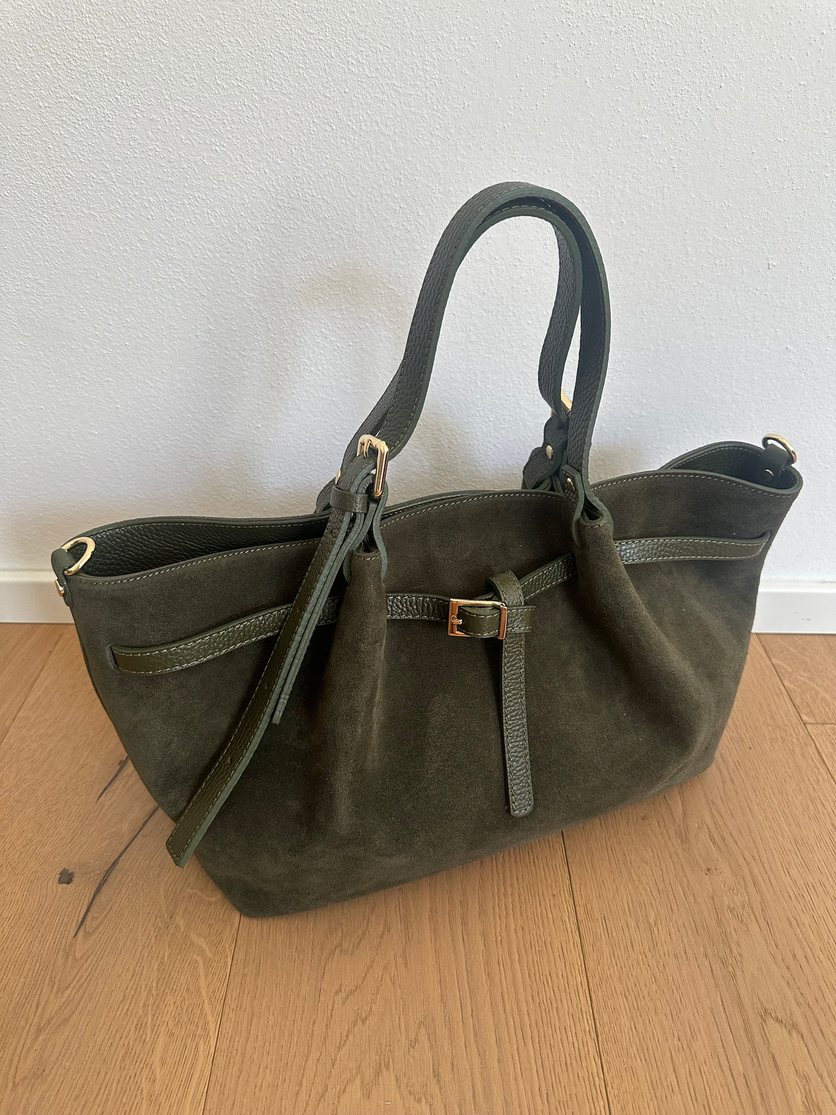 NIKY - borsa a spalla camoscio