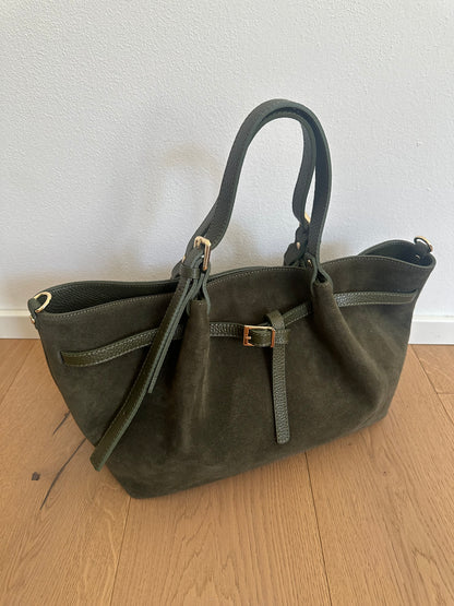 NIKY - borsa a spalla camoscio