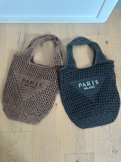 LOUISE- tote rafia