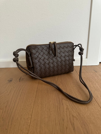 AMBRE large - Vera pelle intrecciata