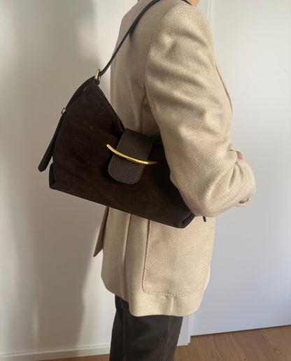 COCO- suede shoulder bag
