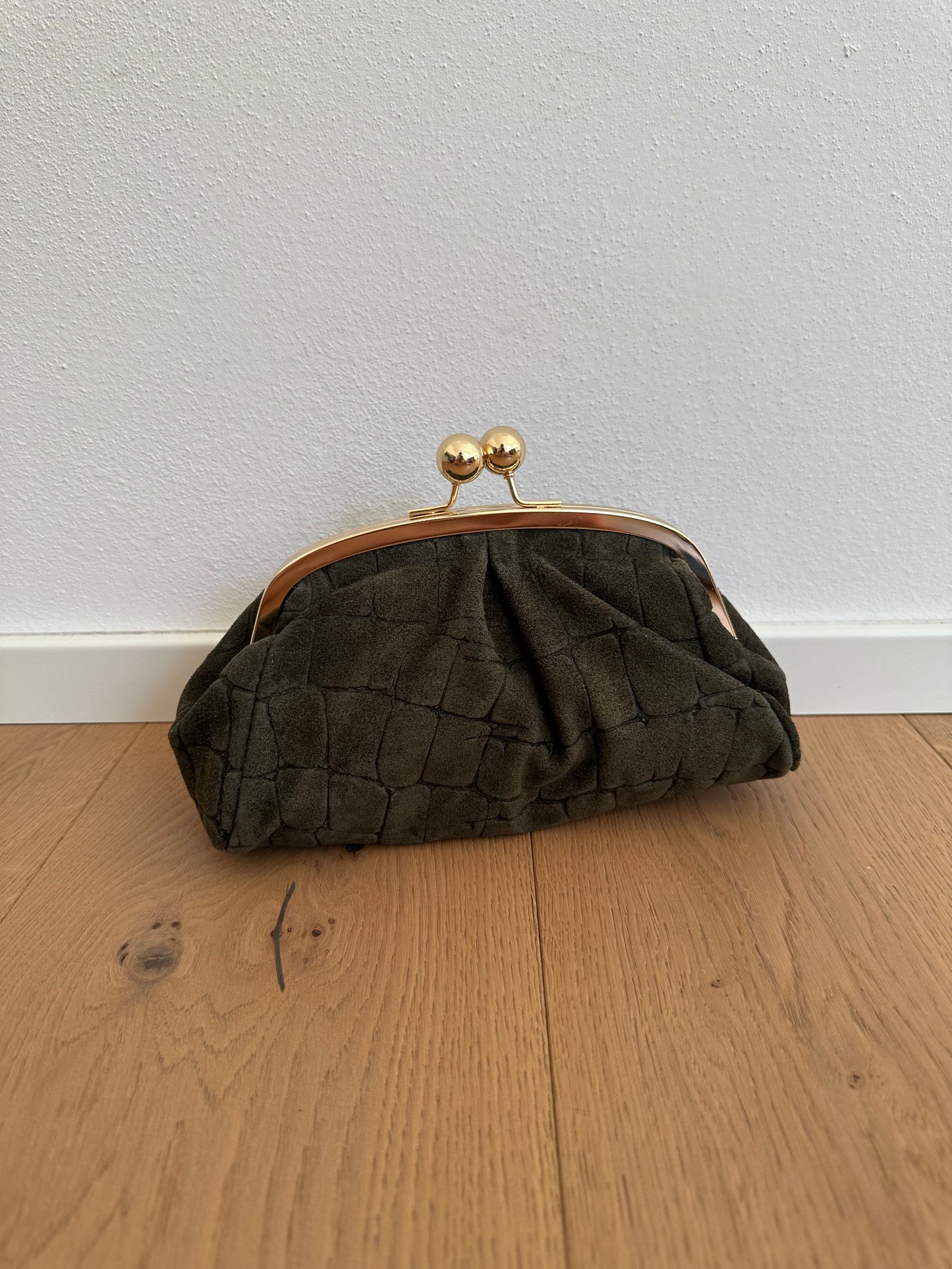 FORTUNA clutch - cocco suede