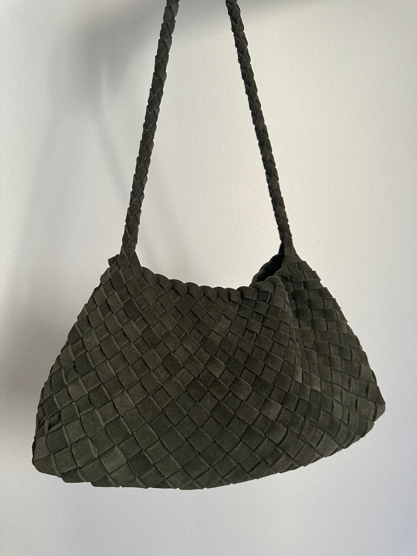 ROSY SMALL suede- shoulder bag