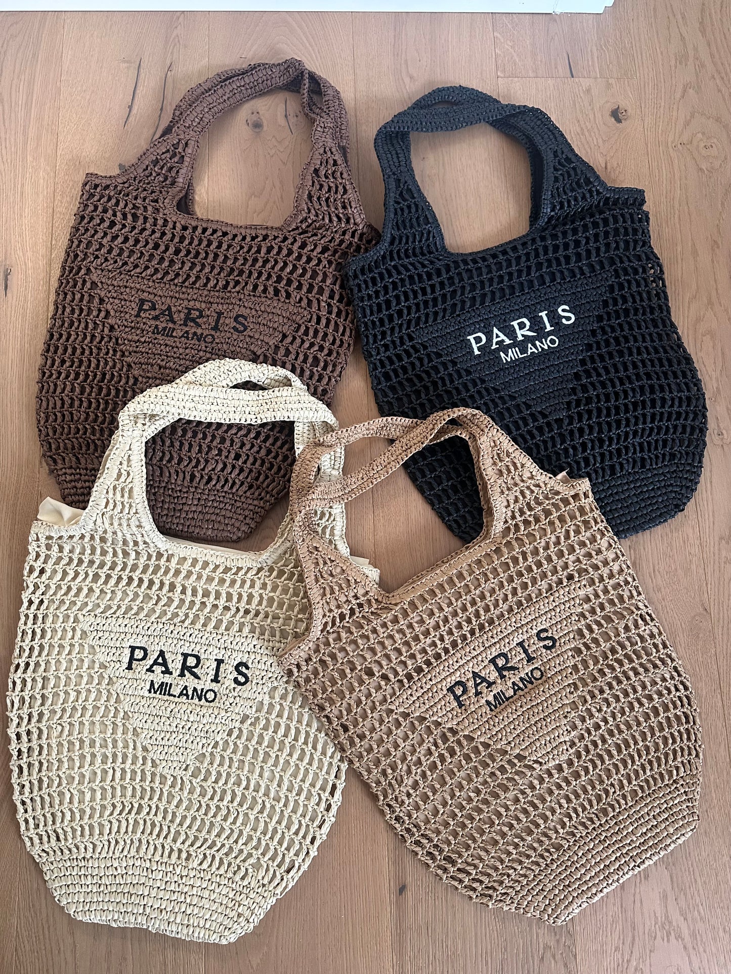 LOUISE- tote rafia