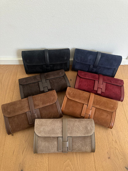 HANNAH suede- pochette con tracolla