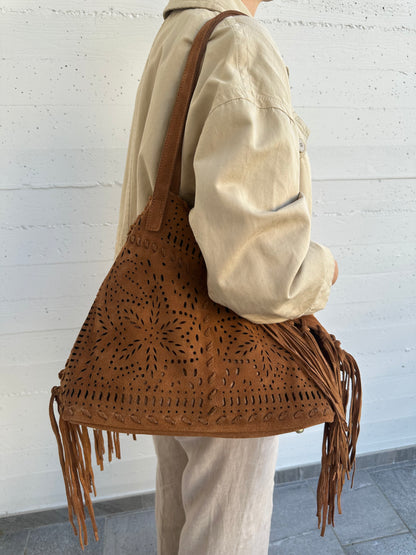 FARAH SUEDE- frange