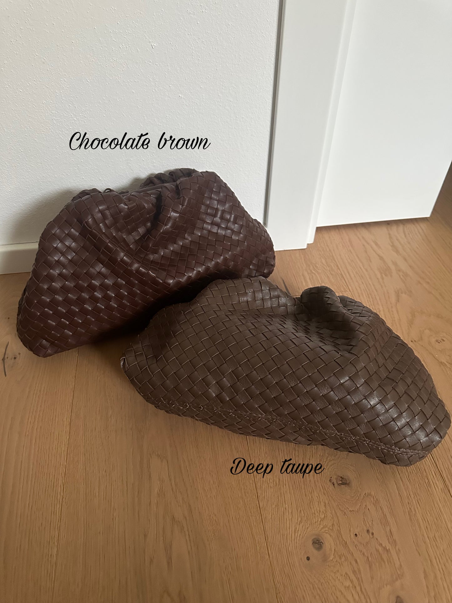 POUCH NAPPA intreccio -grande