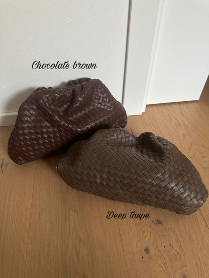 POUCH NAPPA intreccio -grande