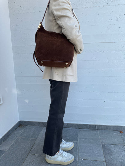 CAMILLA- suede bucket
