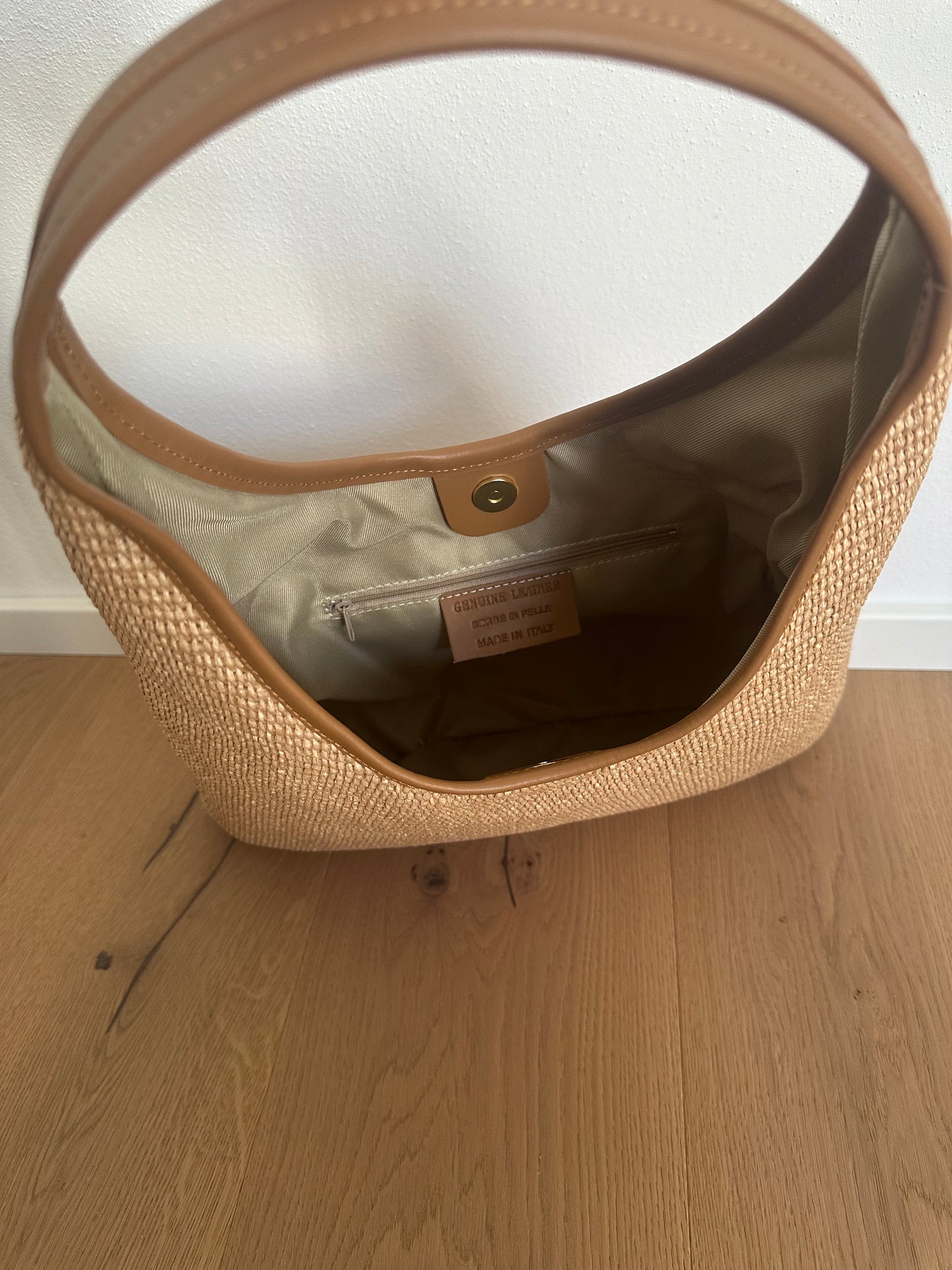 MIREA- rafia hobo bag