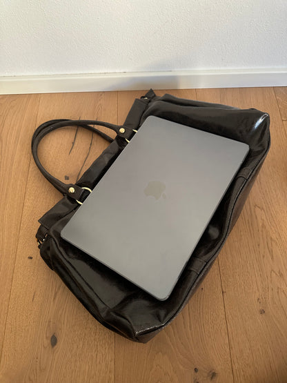 LYNN- borsa grande a spalla, con tracolla