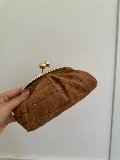 FORTUNA clutch - cocco suede