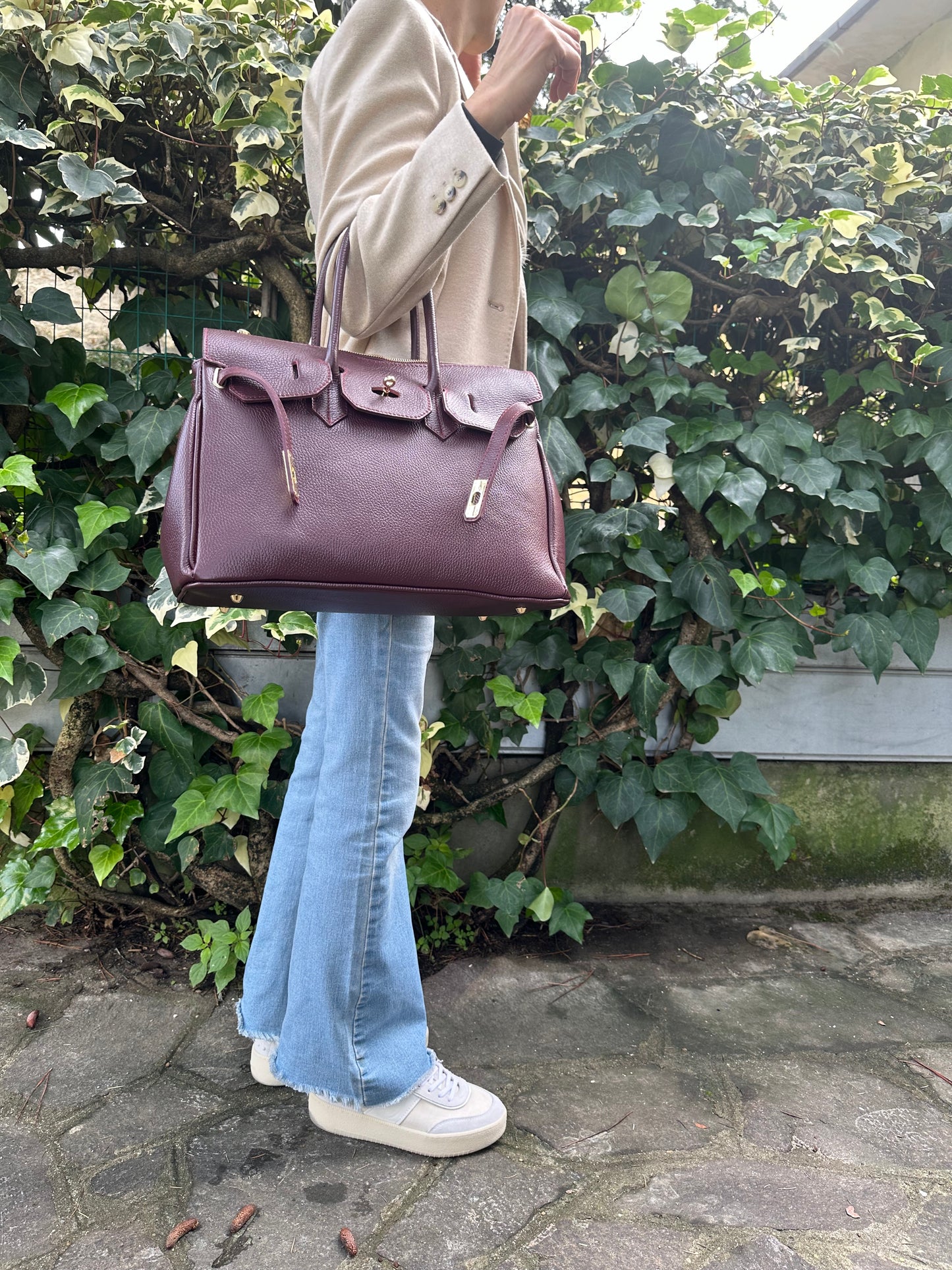 CHARLOTTE- handbag Vera pelle