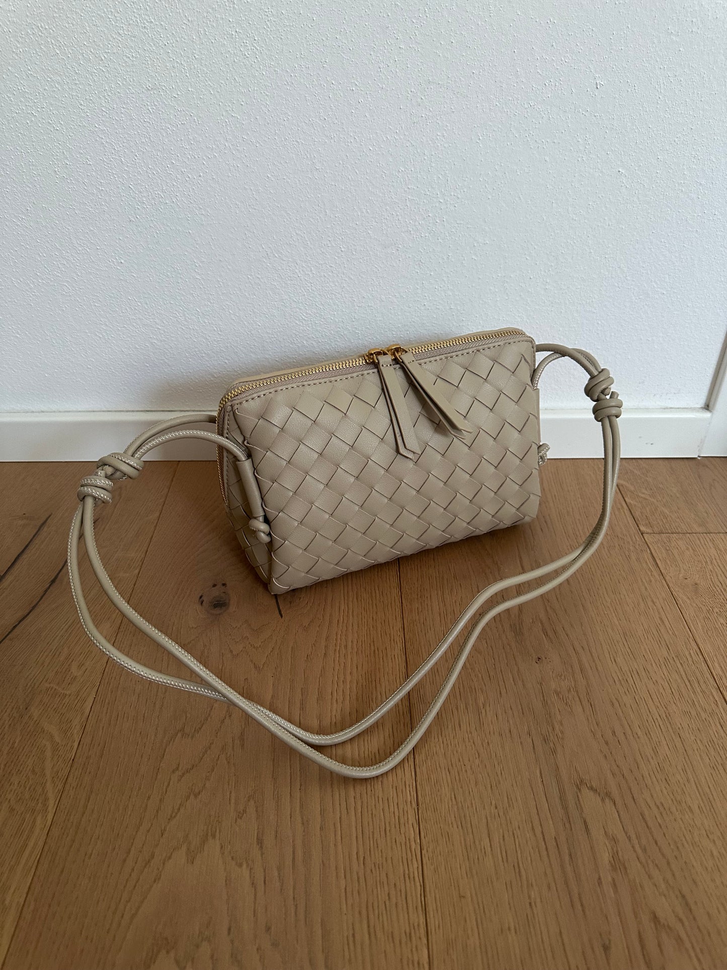 AMBRE large - Vera pelle intrecciata