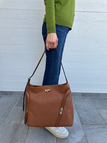 SELENE- daily bag Vera pelle