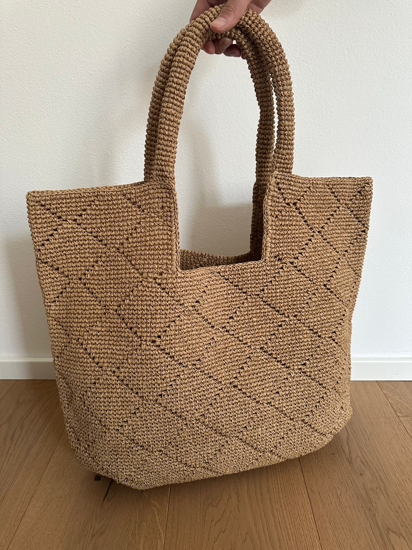 CLARISSA - tote artigianale rafia