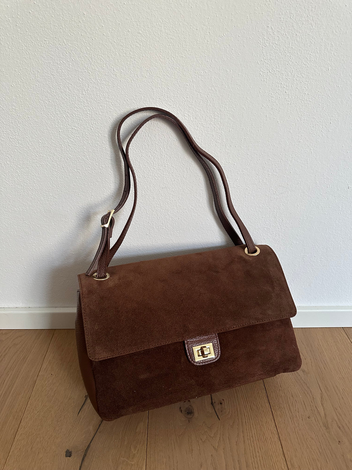 ANNABEL medium camoscio- borsa a spalla