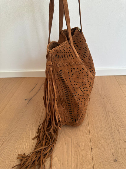 FARAH SUEDE- frange