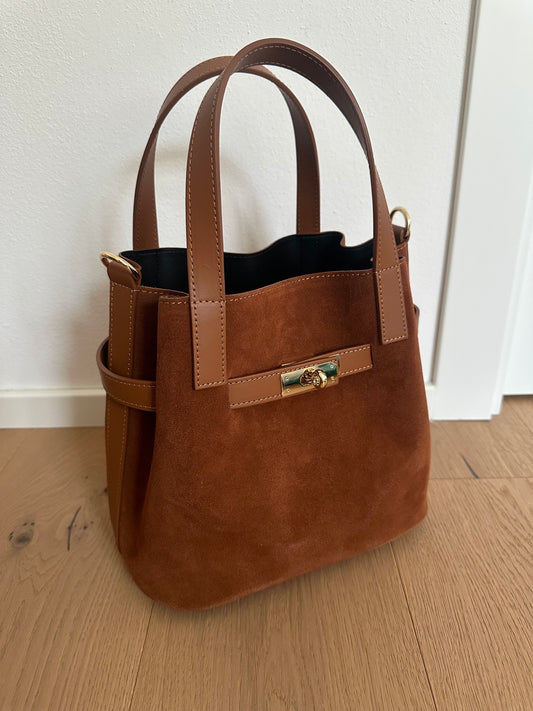 TATIANA - suede bucket