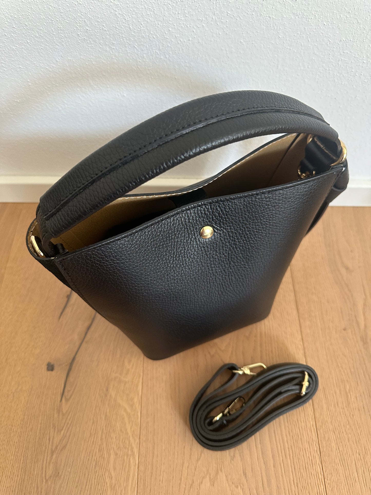 JASMIN bucket - pelle e suede