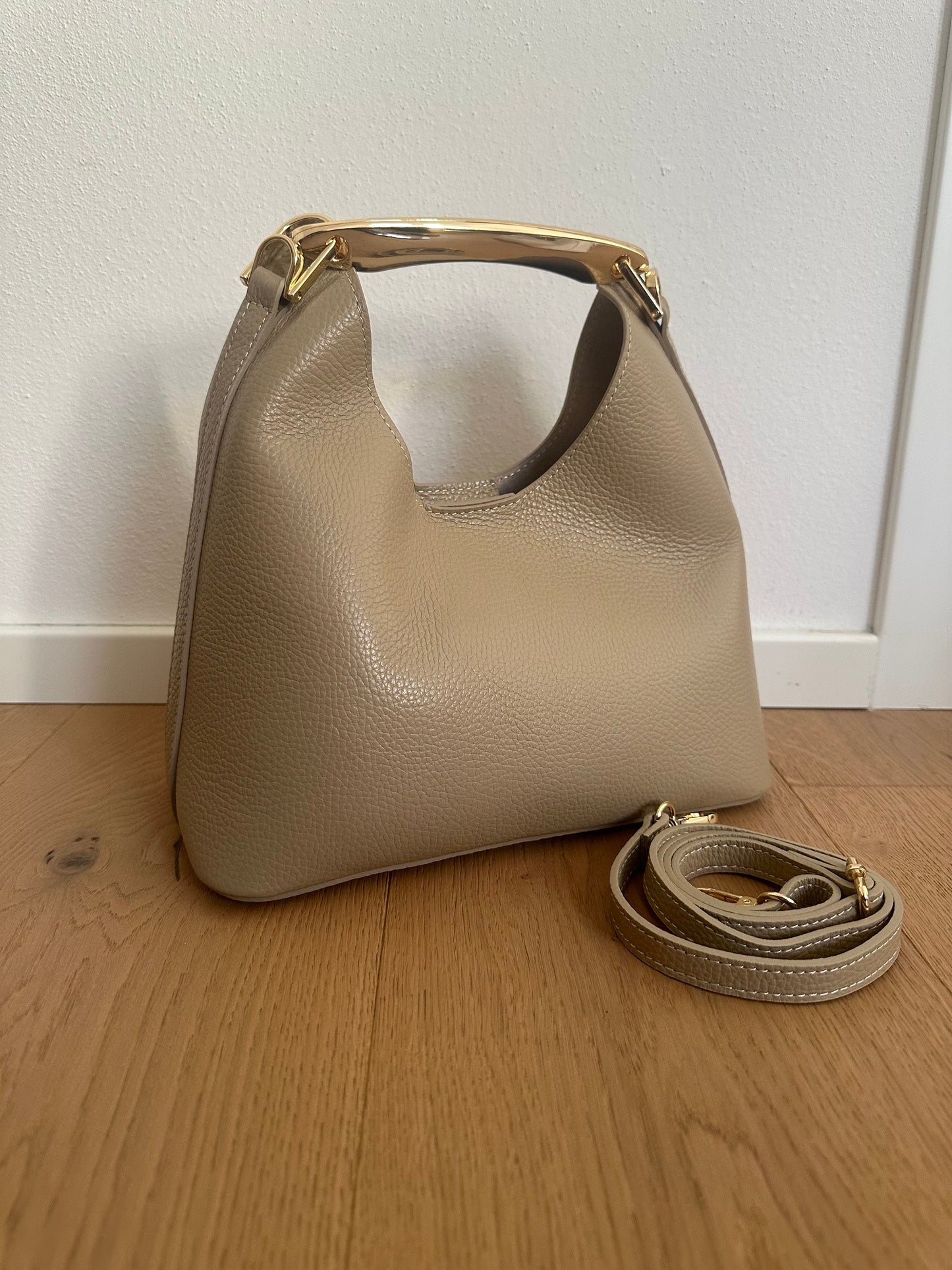 ALEX- borsa a mano, vera pelle