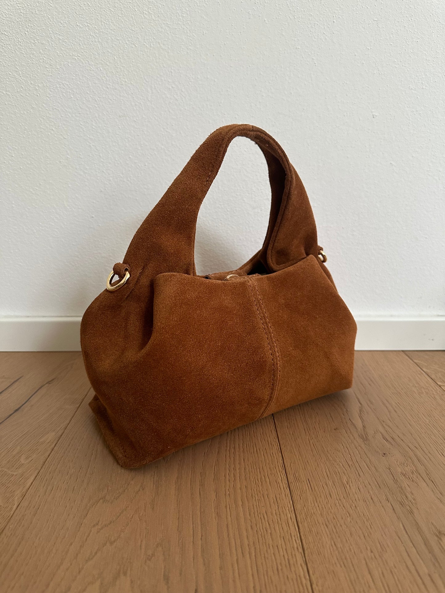 ZOE suede- Borsa a mano con tracolla