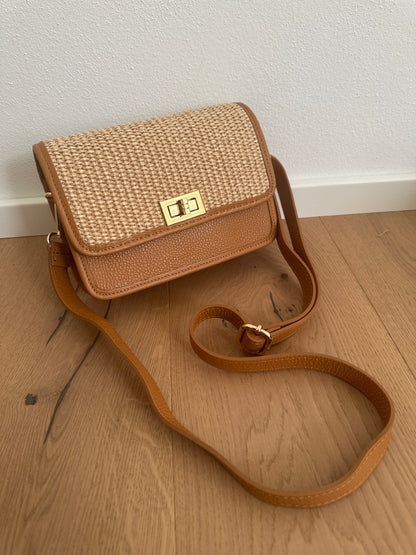 🌻MILA raffia- crossbody