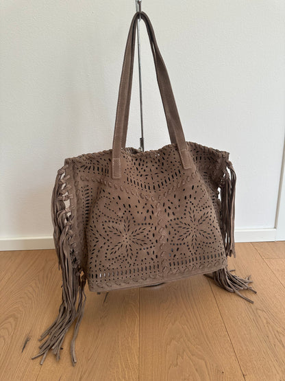 FARAH SUEDE- frange