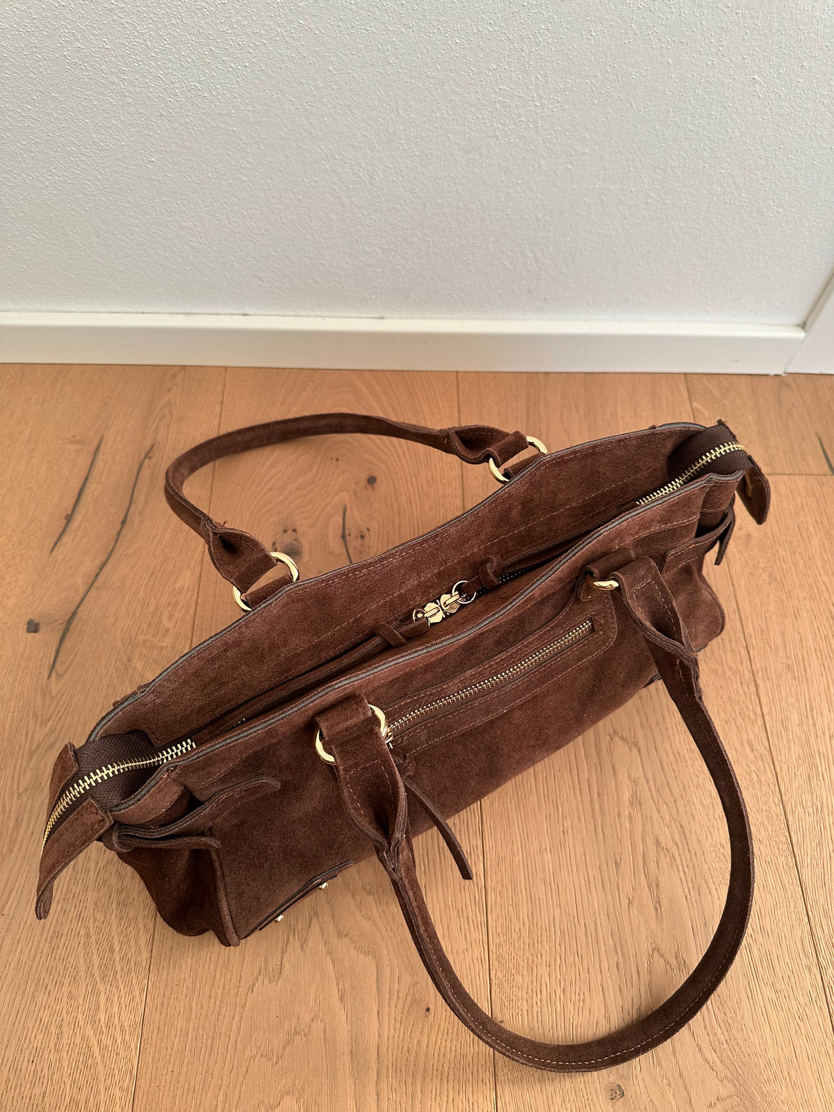 ZAIRA camoscio- borsa a spalla