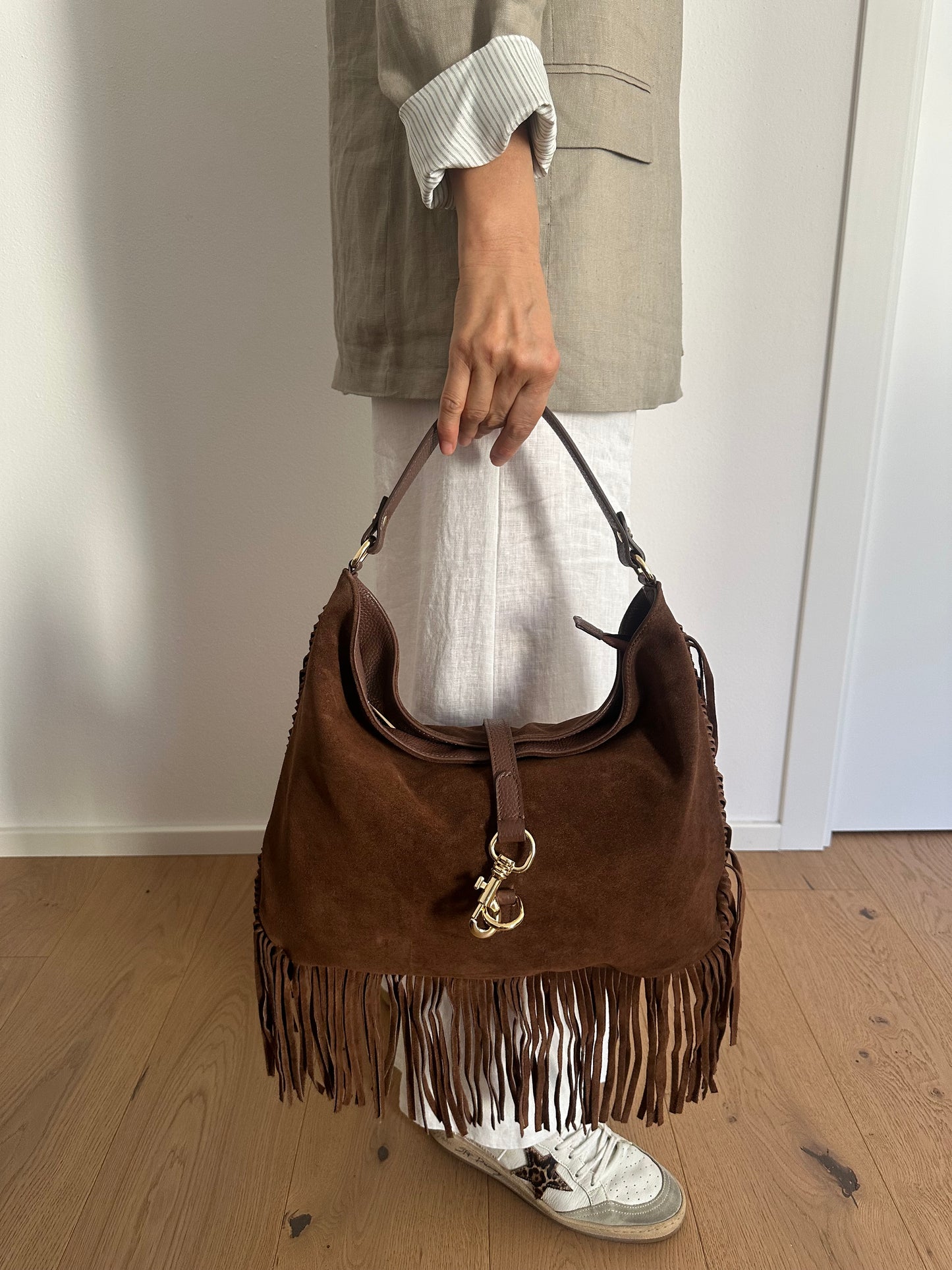 JENNY- suede e frange