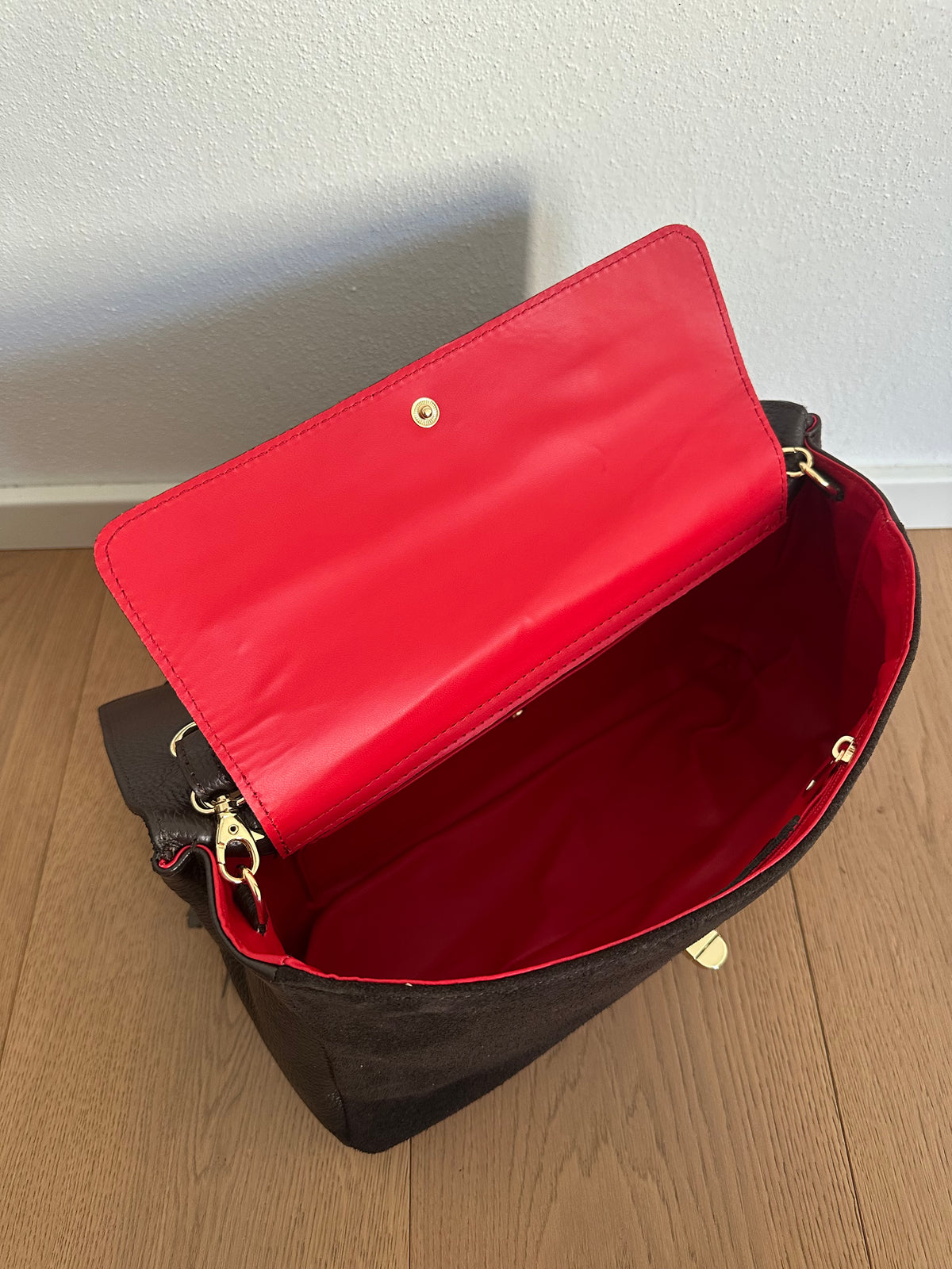 ANNABEL medium camoscio- borsa a spalla