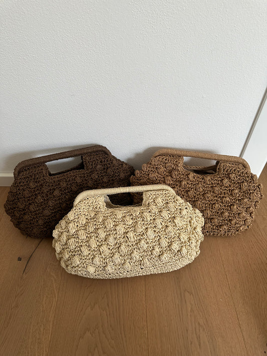 GISELDA - Pochette in Rafia