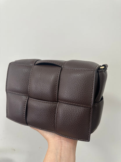 GEPOLSTERTE TASCHE - Echtes Leder