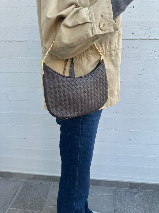 TIARA- Vera pelle intrecciata