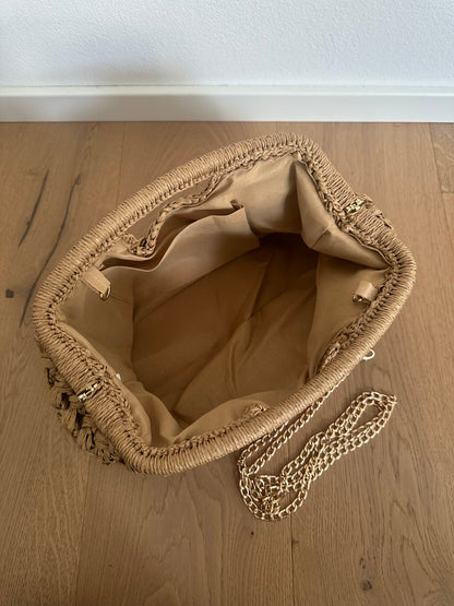 GISELLE - Pochette in Rafia