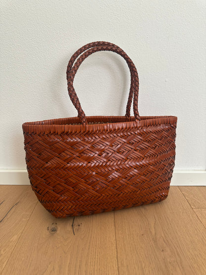 LEYA MEDIUM - tote bag intrecciata
