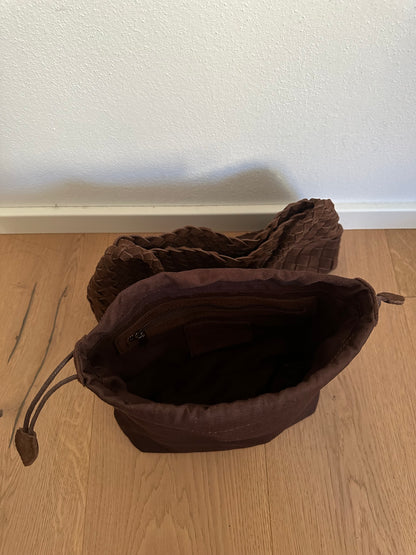 ROSY SMALL suede- shoulder bag