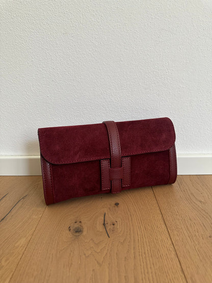 HANNAH suede- pochette con tracolla