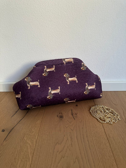 POCHETTE BASSOTTO- tracolla a catena